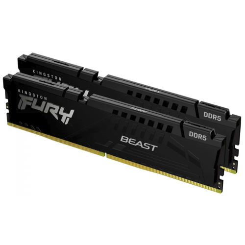 Memória DDR5 Kingston Fury Beast EXPO, 16GB (2x8GB), 5600Mhz, Black, KF556C36BBEK2-16