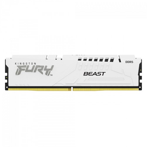Memória DDR5 Kingston Fury Beast EXPO, 16GB, 6800MHz, Branco, KF568C34BWE-16