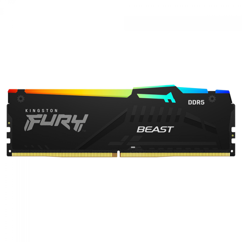 Memória DDR5 Kingston Fury Beast EXPO, RGB, 32GB, 5200Mhz, Black, KF552C36BBEA-32