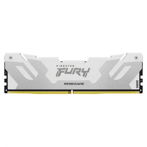 Memória DDR5 Kingston Fury Renegade, 16GB, 6400Mhz, White, KF564C32RW-16