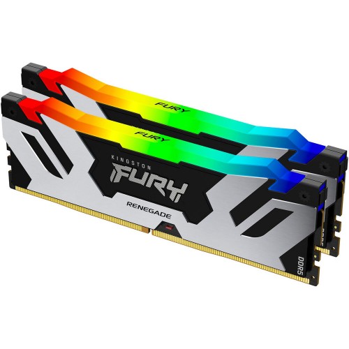 Memória DDR5 Kingston Fury Renegade, RGB, 32GB (2x16GB), 7200Mhz
