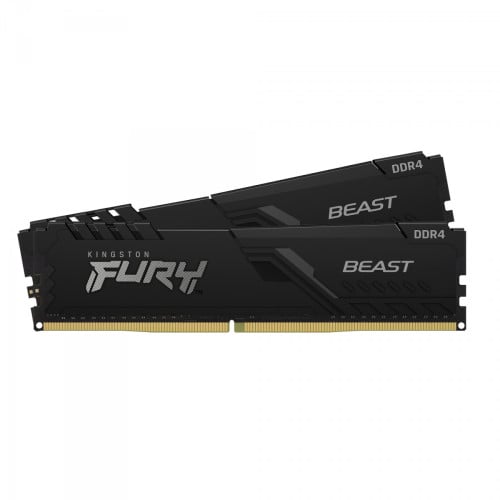 Memória DDR4 Kingston Fury Beast, 16GB (2x8GB), 3600Mhz,Preto, KF436C17BBK2/16