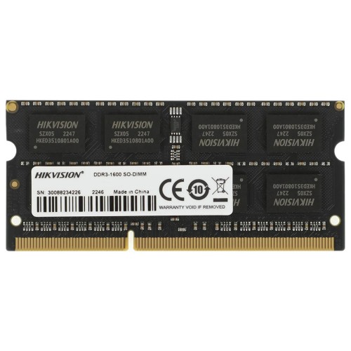 Memória Notebook DDR3 Hikvision 4GB 1600MHz | Terabyte