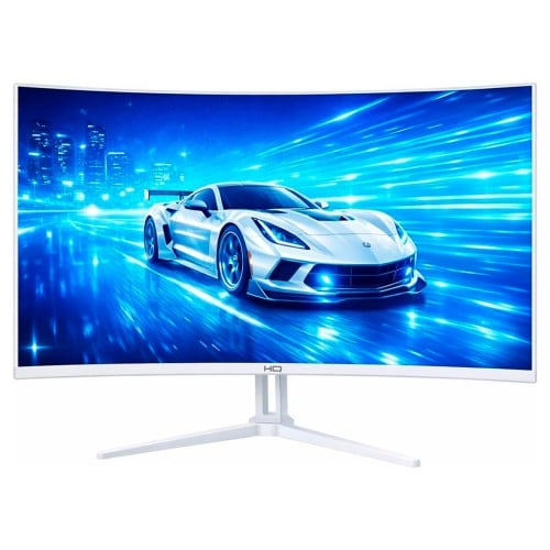 Monitor Gamer HQ Ultra, 32 Pol, Curvo, Quad HD, 2560x1440, VA, 180Hz, 1Ms, HDR, FreeSync, HDMI/DP, Branco, HQW32C180