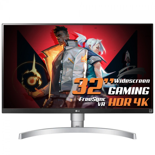 Monitor Gamer LG 32 Pol. Widescreen, VA, White, HDR VESA 4K
