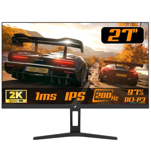 Monitor Gamer SuperFrame Ace, 27 Pol, Quad HD, IPS, 200Hz, 1ms, HDMI/DP, SF-MN-ACE27QSIFE1B