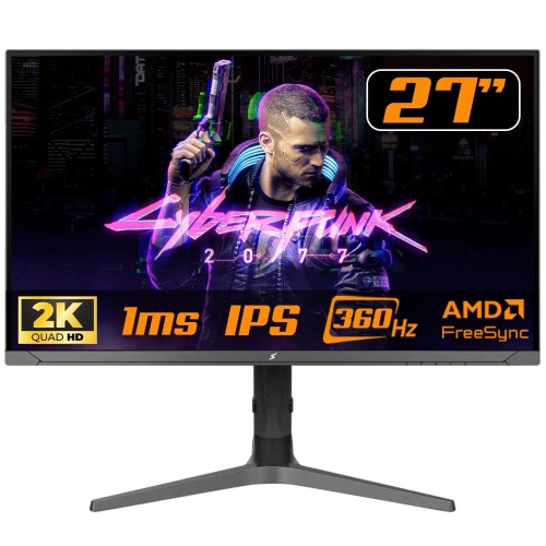 Monitor Gamer SuperFrame Epic, 27 Pol, Quad HD, IPS, 1ms, 360Hz, G-Sync/FreeSync, HDMI/DP, SFEFB-27360-QHD-PRO