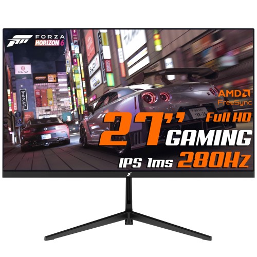 Monitor Gamer SuperFrame Precision, 27 Pol, Flat, Full HD, IPS, 1ms, 280Hz, HDR, FreeSync/G-Sync, HDMI/DP, SF-MN-PRE27FSIFE1B