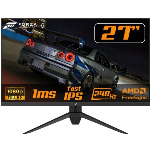 Monitor Gamer SuperFrame Precision, 27 Pol, Full HD, Fast IPS, 240Hz, 1ms, RGB, FreeSync, HDR, HDMI/DP, SFPFB-27240-FHD-PRO