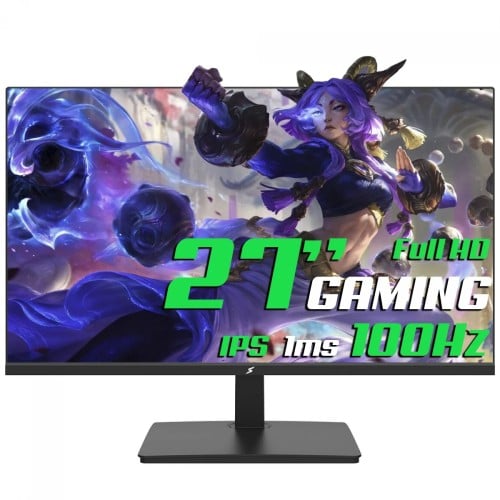 Monitor Gamer SuperFrame View, 27 Pol, Full HD, IPS, 1ms, 100HZ, FreeSync, HDMI/VGA, SFVFB-27100-FHD-PRO - Open Box