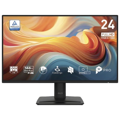 Monitor MSI PRO MP242 E14A, 24 Pol, Full HD, IPS, 1ms, 144Hz, 121% sRGB, Adaptive-Sync, HDMI/VGA
