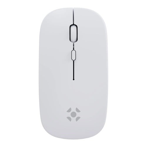 Mouse Fortrek Slim MS14, Wireless, Tri-Mode, 1600 DPI, 3 Botões, Branco, 85747