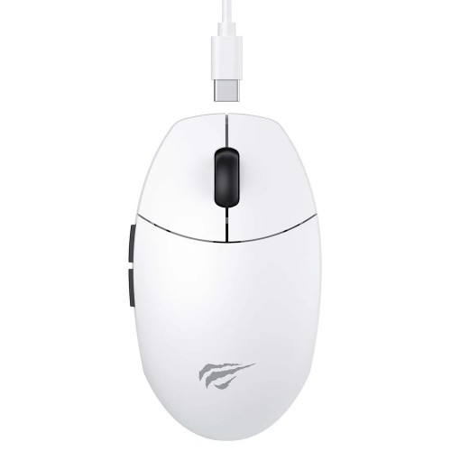 Mouse Gamer Havit MS1039W, Wireless, 7.400 DPI, 5 Botões, Branco