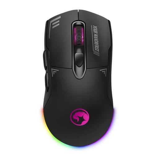 Mouse Gamer Marvo M803W, RGB, 4800DPI, Wireless, 7 Botões, Preto, M803W-BK