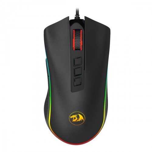 Mouse Gamer Redragon Cobra V2 RGB, 12400 DPI, 8 Botões Programáveis, Black, M711 V2