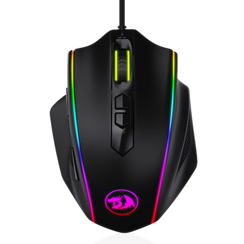 Mouse Gamer Redragon, M720 Vampire, RGB, 10000DPI, 8 Botões, Black, M720-RGB
