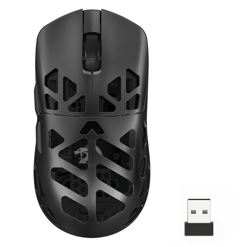 Mouse Gamer Redragon Prism Pro 1K, Tri-Mode, 26000 DPI, PAW3395, 5 Botões, Preto, M997-PRO-1K