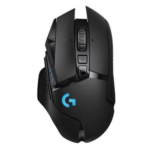 Mouse Gamer Wireless, Logitech G502 Lightspeed, 25.600 DPI, 11 Botões, Black, 910-005566
