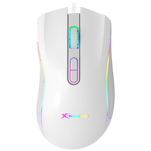 Mouse Gamer Xtrike Me GM-314, RGB, 7200 DPI, 7 Botões, Branco