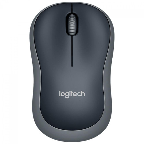 Mouse Logitech M185 Sem fio, 1000 DPI, Wireless, Preto/Cinza, 910-002225