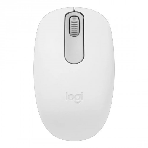 Mouse Logitech M196, Bluetooth, 1000 DPI, Branco