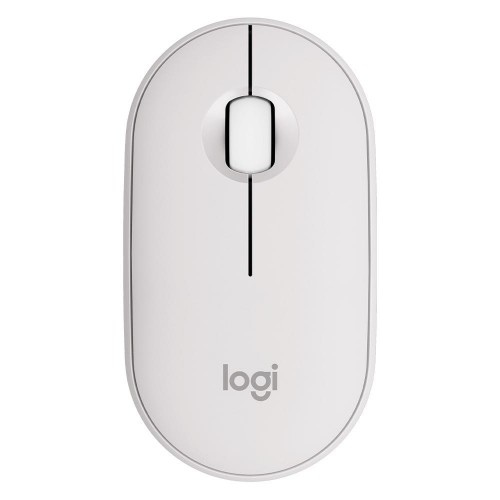 Mouse Logitech Pebble 2 M350s, Sem Fio, Bluetooth, Branco, 910-007047