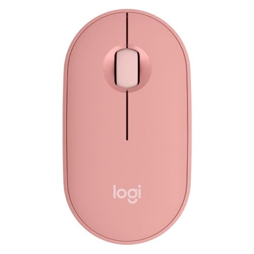 Mouse Logitech Pebble 2 M350s, Sem Fio, Bluetooth, Rosa, 910-007048