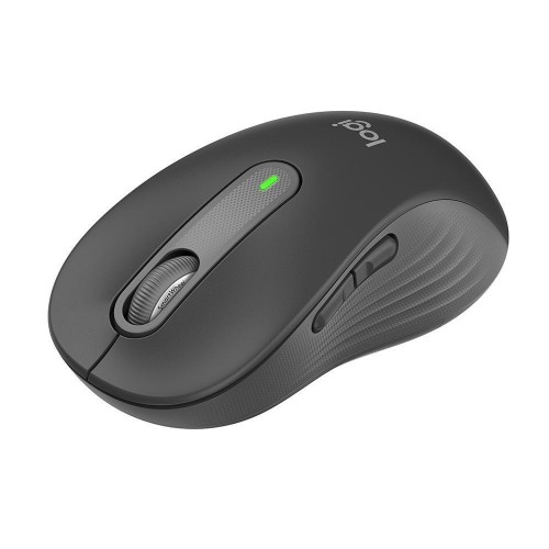 Mouse Logitech Signature M650 L, Sem Fio/Bluetooth, 4000 DPI, 5 Botões, SilentTouch, Preto, 910-006231