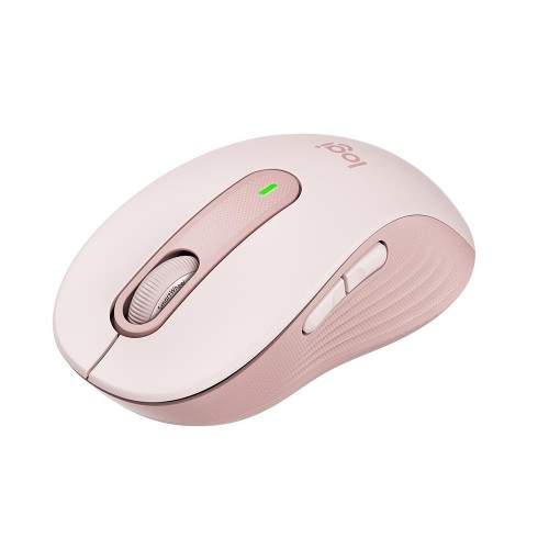 Mouse Logitech Signature M650, Sem Fio/Bluetooth, 2000 DPI, 5 Botões, SilentTouch, Rose, 910-006251
