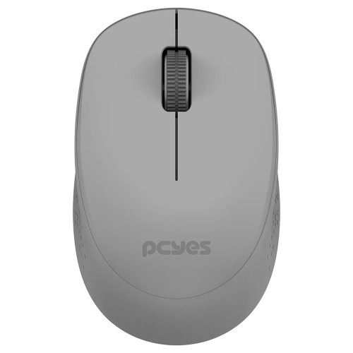 Mouse Wireless PCYes Move 1600 DPI 3 Botões Cinza | Terabyte