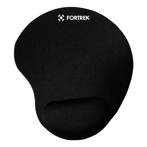 Mousepad Fortrek Ergonomico Gel, Com Apoio de Pulso, 235x200, Preto, ERG-102