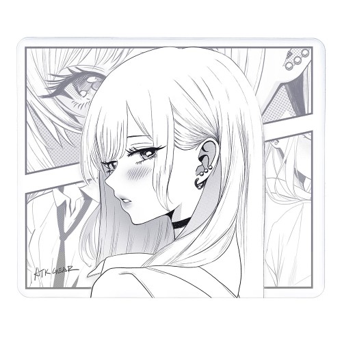 Mousepad Gamer ATK Anime Reverie, 490x420mm, Branco