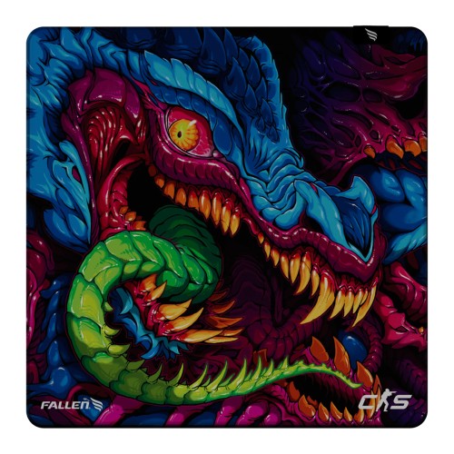 Mousepad Gamer Fallen Hyper Beast, Speed+, Grande (45x45cm), MP01501