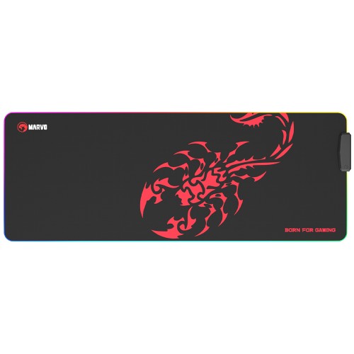 Mousepad Marvo MG011 RGB Control 800x300mm Hub | Terabyte