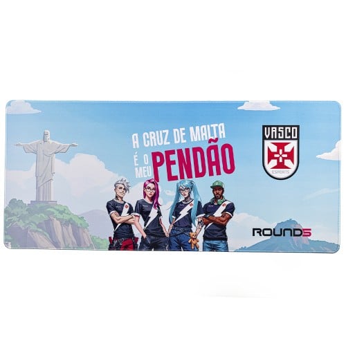 MousePad Gamer Round5 Slide Vasco, Extra Grande, 900x400mm, Estampado