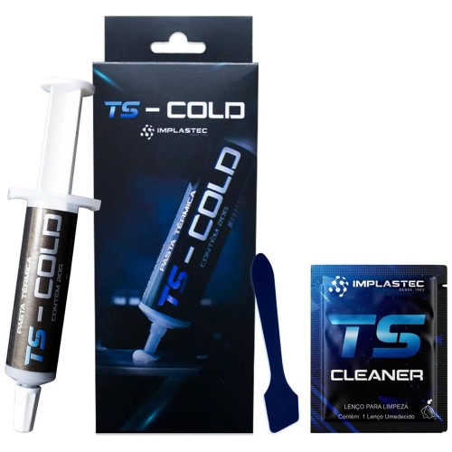 Pasta Térmica Implastec TS Cold 20G, 10.5W/mK, PATSCOLD20G