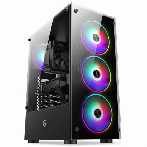 PC Gamer CAPTAIN Ryzen 5 5500F / NVIDIA GeForce RTX 4060 / 16GB (2X8GB) DDR4 / SSD 500GB