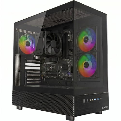 PC Gamer Montech LvL 1 AMD Ryzen 5 5600GT / 16GB DDR4 / SSD 512GB