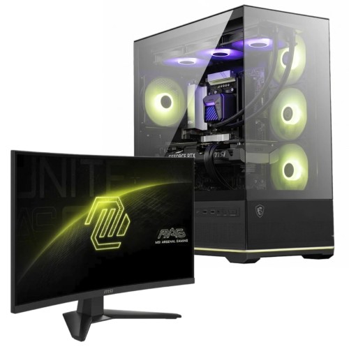 PC GAMER POWERED BY MSI ULTIMATE / AMD Ryzen 7 7800X3D / RTX 5060 TI 16GB / 32GB DDR5 / 1TB NVMe + Monitor Gamer MSI MAG 275CQF E18, 27 Pol