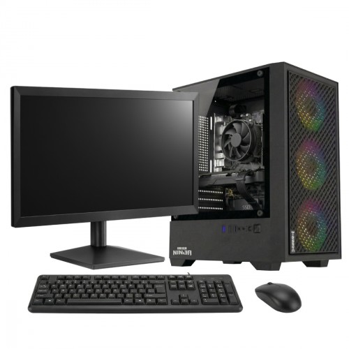 i3 8100 メモリ8GB ssd128gb デスクトップPC ブラック pc-gamer-soldier-intel-core-i3