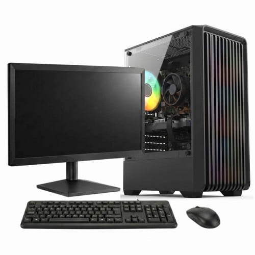 PC GAMER SOLDIER Intel Core i3 8100 / AMD Radeon RX 580 / 16GB DDR4 (2X8GB) / SSD 512GB / Monitor 19 Pol