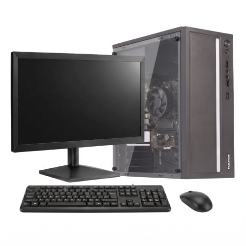 PC OFFICE PRO Ryzen 5 3400G / 8GB DDR4 / SSD 120GB / + Monitor 20 Pol / + Combo Teclado e Mouse