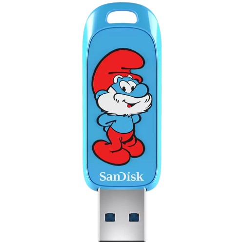Pendrive SanDisk Smurfs, 128GB, USB 3.2, SDCZIS-128G-G46