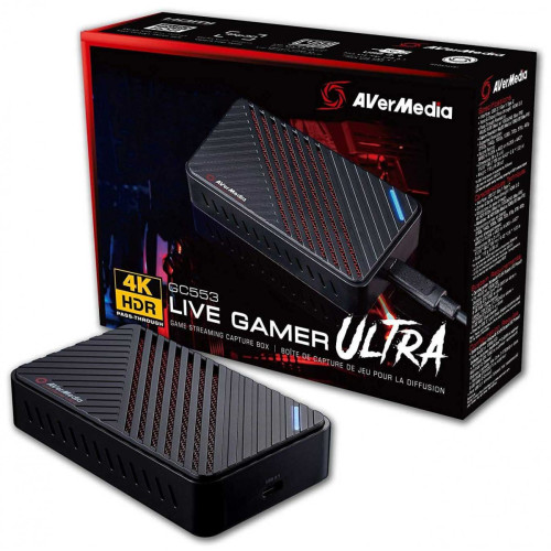 Placa de Captura Avermedia 4K Live Gamer Ultra, Interface USB 3.1, GC553