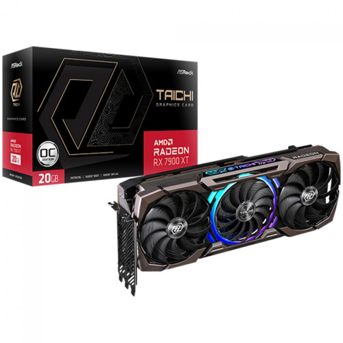 Placa De Vídeo ASRock AMD Radeon RX 7900 XT Taichi OC, 20GB, GDDR6