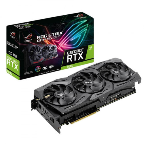 ROG-STRIX-RTX2080-O8G-GAMINGB【化粧箱ほかあり美品】 placa-de-video-asus-rog-strix-
