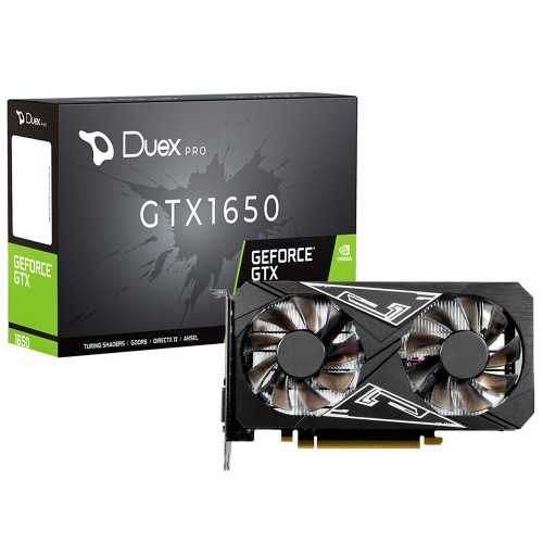 Placa de Vídeo Duex NVIDIA GeForce GTX 1650 4GB 1 Click OC GDDR6 128 bit DXGTX1650 PRO T66O