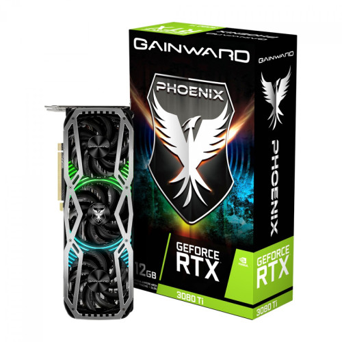 GAINWARD PHOENIX RTX3080Ti 12GB 中古 Placa de Vídeo Gainward, GeForce RTX 3080 Ti Phoenix, 12GB, GDDR6X