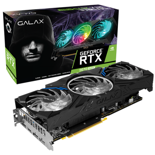 Placa de Vídeo Galax GeForce RTX 2070 Super Work The Frames Placa de Vídeo Galax GeForce RTX 2070 Super Work The Frames