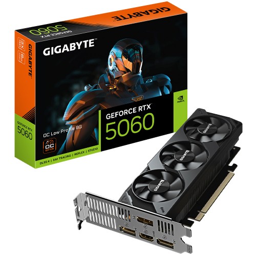 Placa de Vídeo Gigabyte NVIDIA GeForce RTX 5060 OC Low Profile